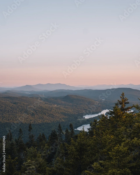 Obraz Sunset from Mt. Norris