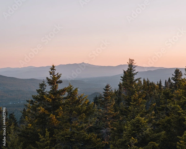 Obraz Sunset from Mt. Norris