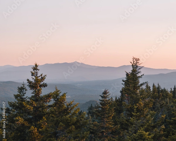 Obraz Sunset from Mt. Norris