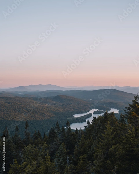 Obraz Sunset from Mt. Norris