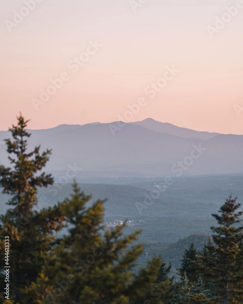 Obraz Sunset from Mt. Norris