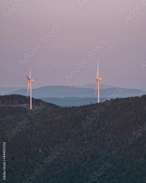 Obraz Mountaintop windmills