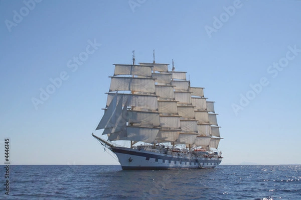 Obraz Royal Clipper at anchor off Ponza, Italy