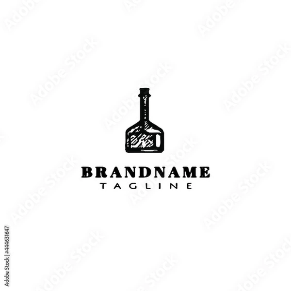 Obraz bottle logo icon design cute vector illustration