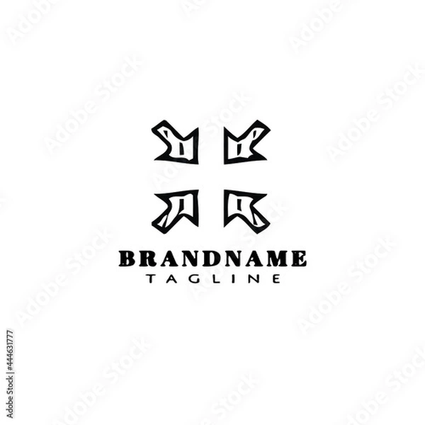 Obraz full screen logo template icon vector illustration