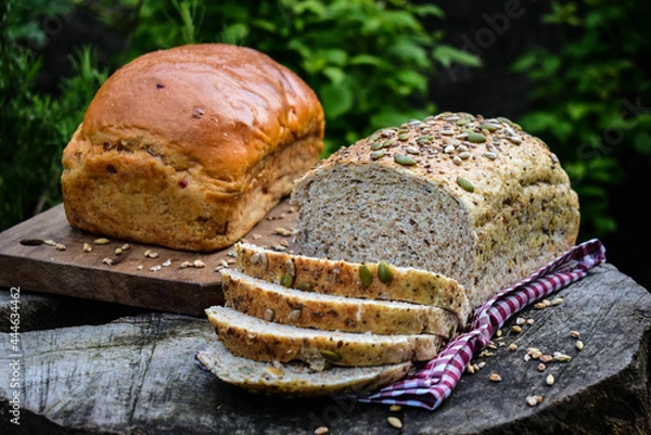 Obraz healthy eating with multigrain bread