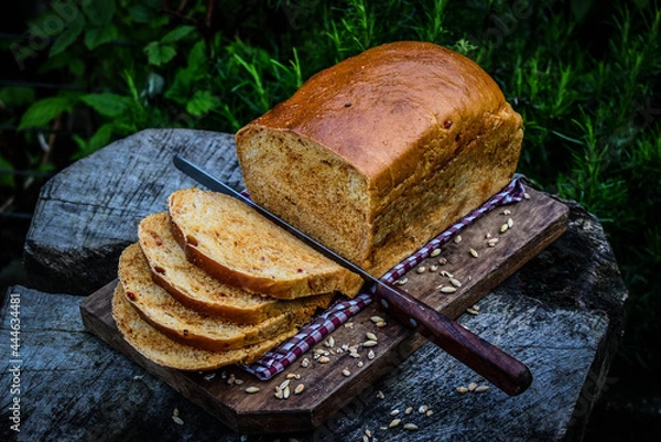 Obraz healthy eating with multigrain bread