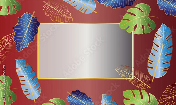 Obraz autumn background with leaves