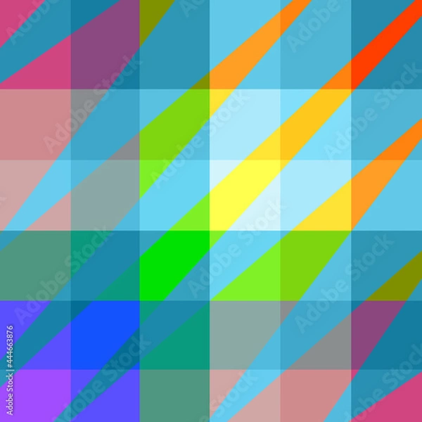 Fototapeta Geometric bright backgrounds for design. Transparent light backgrounds