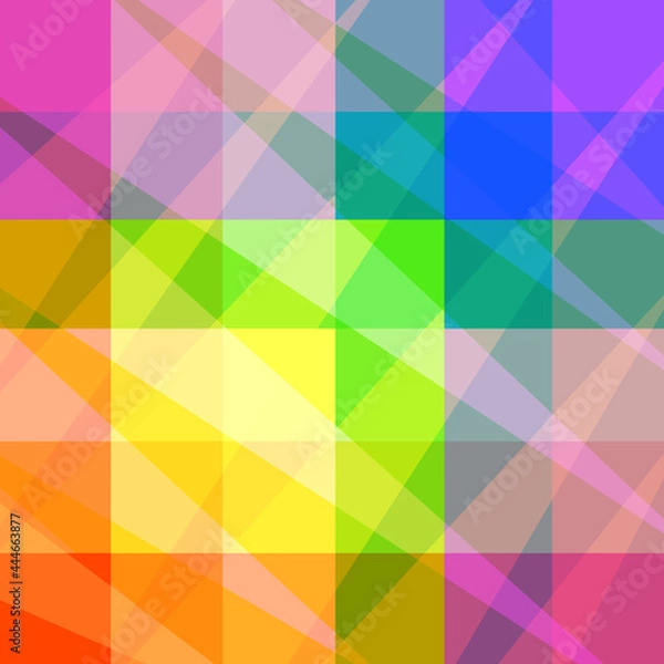 Obraz Geometric bright backgrounds for design. Transparent light backgrounds