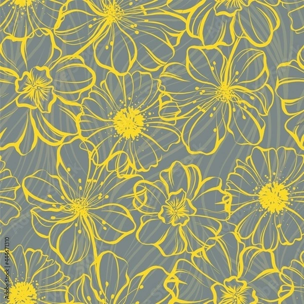 Obraz seamless floral pattern
