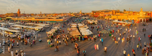 Obraz Djemaa el Fna, Marrakech, Morocco