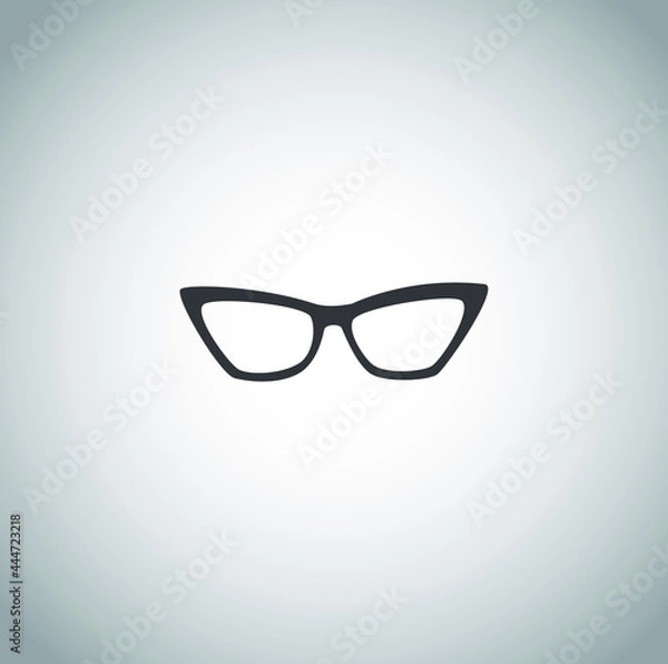 Fototapeta Black school icon on white background