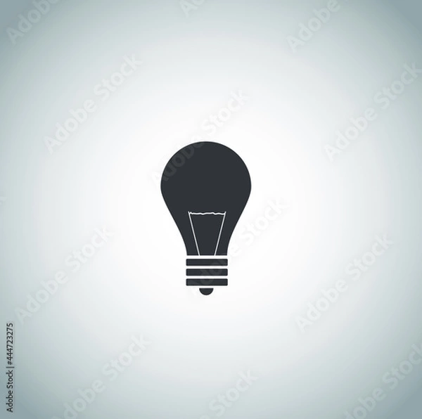 Obraz Black school icon on white background