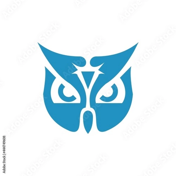 Obraz owl bird logo design vector