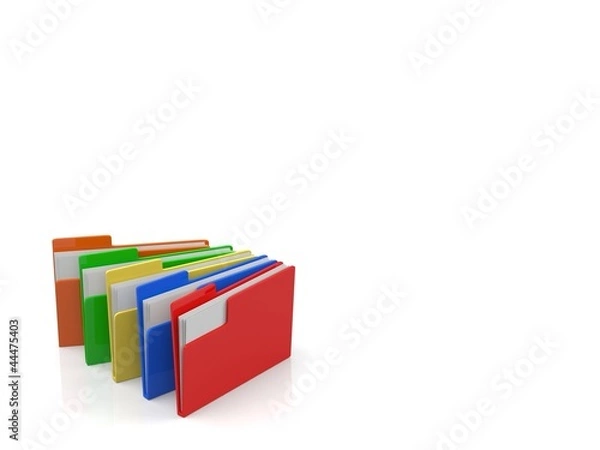 Obraz Colorful folder