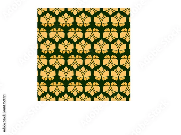 Obraz Yellow_stylized_grape_leaves