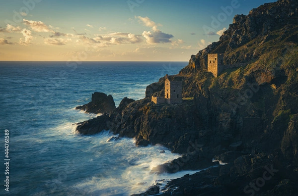 Obraz Botallack crown mine sunset . Cornwall, U.K 