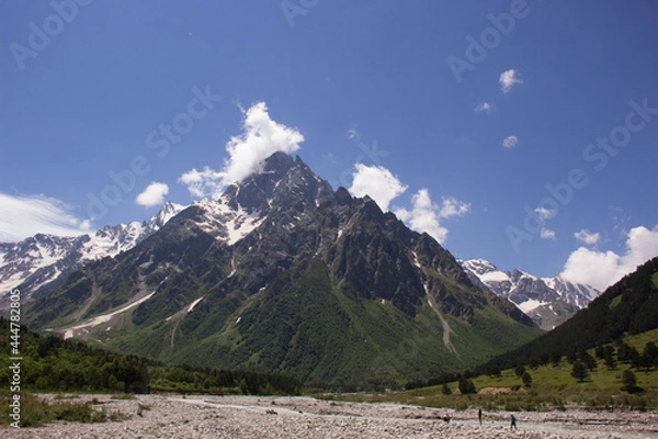 Obraz swiss mountains landscape