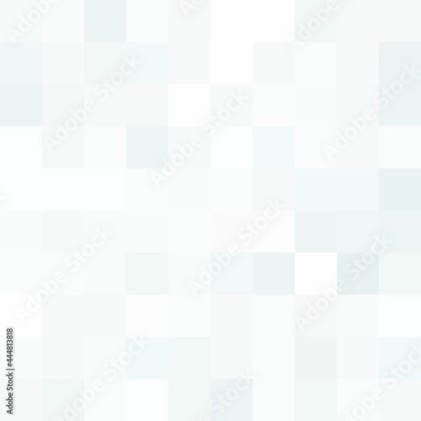 Fototapeta Abstract white mosaic background. Vector background. White mosaic. Pixel art background.	