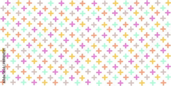 Obraz Irregular texture composed of mulricolored geometric elements. Colorful pattern. For use as background, wallpaper, prints, packaging paper and textiles. Abstract vector illustration. EPS10