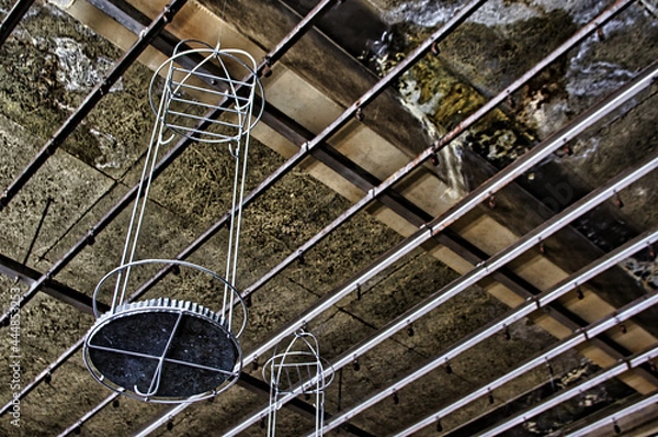 Fototapeta 炭鉱施設　浴場区画