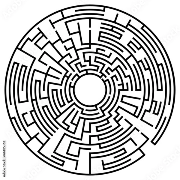 Fototapeta round maze