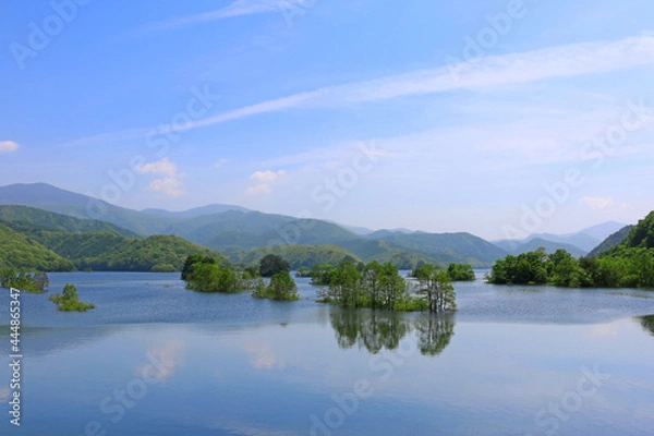 Obraz 秋元湖（福島県・裏磐梯）