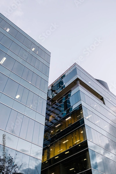 Obraz modern mirror building