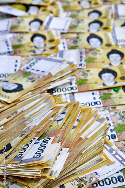 Obraz 5만원권의 한국지폐