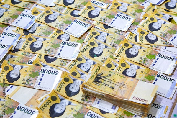 Obraz 5만원권의 한국지폐