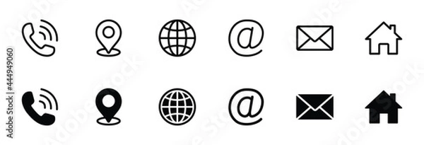 Fototapeta Web icon set. Website set icon vector