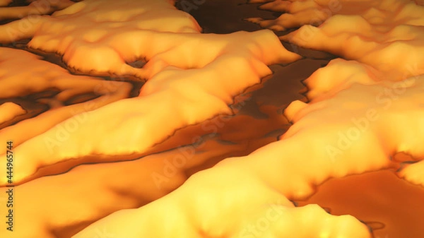 Obraz 3d render abstract wallpaper with futuristic surface.