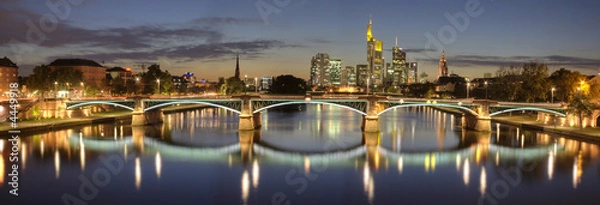 Obraz Frankfurt wieczorem