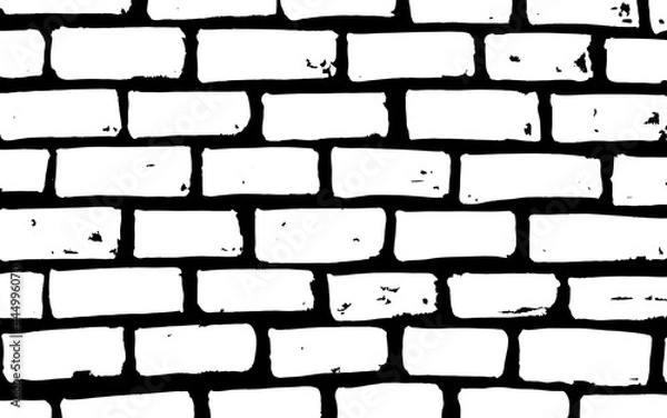 Obraz Seamless organic grunge pattern. Abstract background with brush strokes. Hand drawn texture. Modern graphic design.