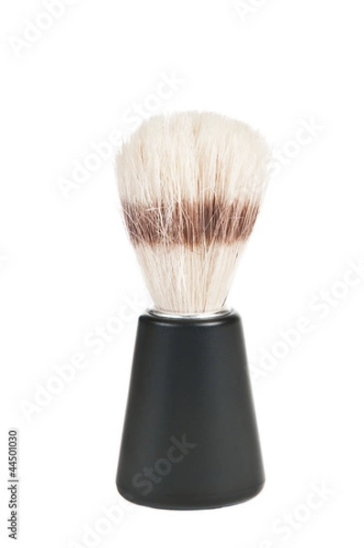 Obraz Shaving brush on a white background
