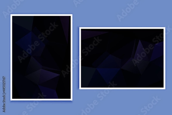 Fototapeta abstract textured polygonal background vector. Blurry triangle design. The pattern can be used for the background.	