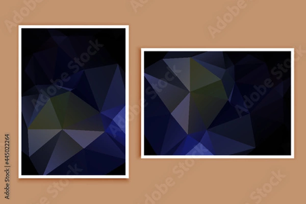 Fototapeta abstract textured polygonal background vector. Blurry triangle design. The pattern can be used for the background.	