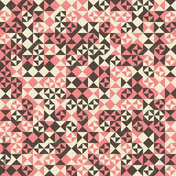 Fototapeta Abstract Geometric Pattern generative computational art illustration