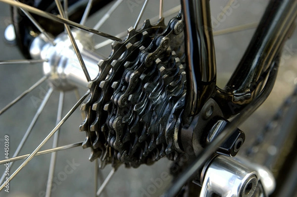 Obraz Bicycle Chain and Sprocket