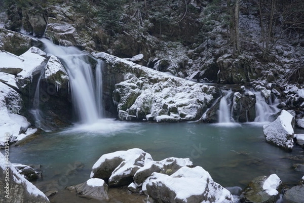 Obraz Winter waterfalls