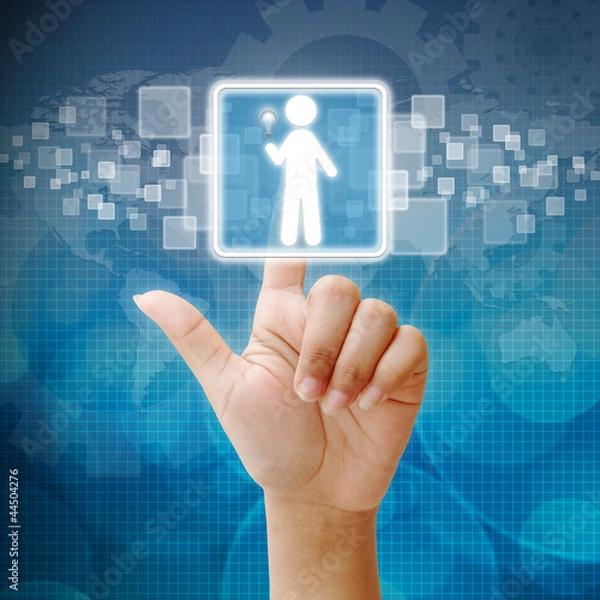 Fototapeta Choosing the Right Person employee for business