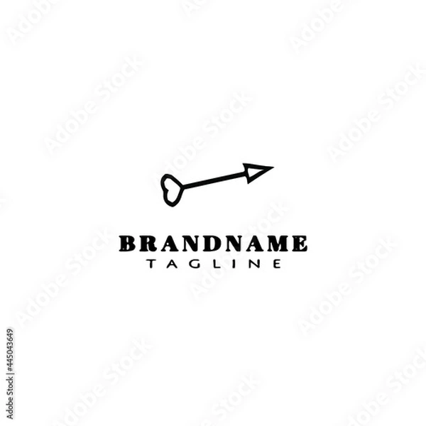 Fototapeta beautiful arrow design template logo icon design vector black