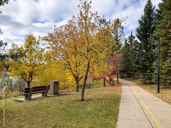 Obraz Autumn Colors around Big Lake