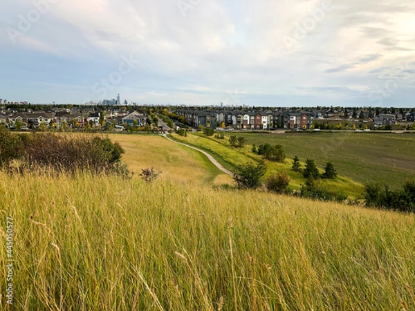 Obraz Griesbach New Community with Downtown in Distance Edmonton Alberta