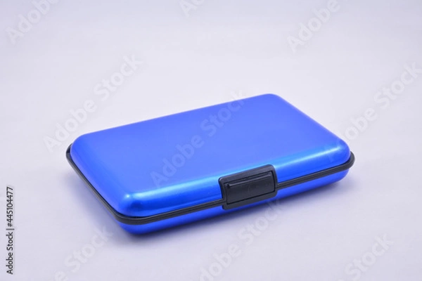 Fototapeta Portable calling card file case with RFID protection