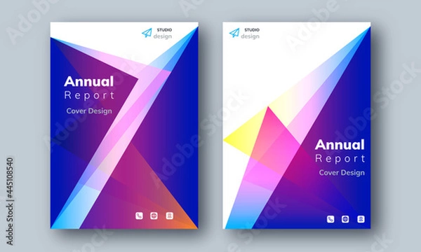 Obraz Annual Report Layout Design Template, Background Business Book Cover Design. Can
 be adapt to  Annual Report, Flyer,  Poster, Presentation, Magazine, Portfolio, Brochure, Booklet, etc.
