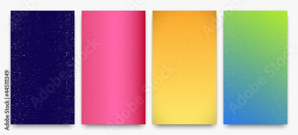 Fototapeta Abstract gradient geometric background of squares