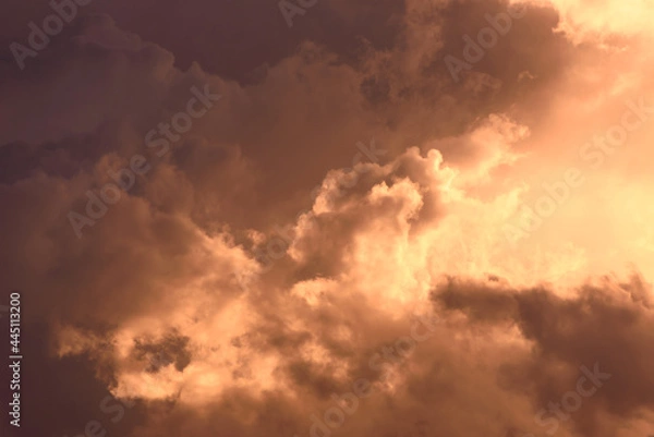 Fototapeta Abstract Storm Clouds Summer Background