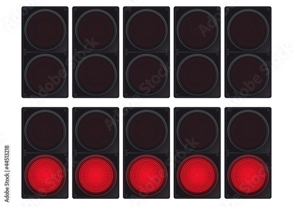 Fototapeta Światła startu wyścigu